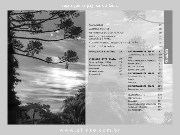 Guia de Cicloturismo Paraná I Guia de Cicloturismo Paraná I