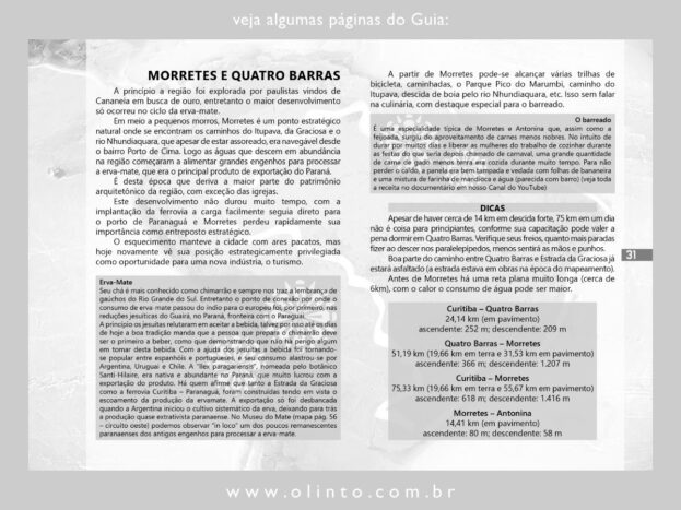 Guia de Cicloturismo Paraná I Guia de Cicloturismo Paraná I