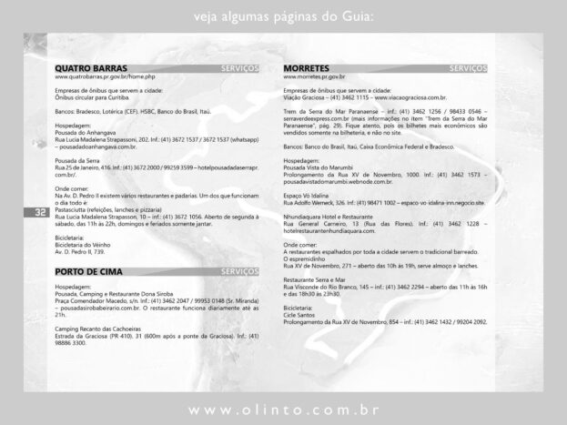 Guia de Cicloturismo Paraná I Guia de Cicloturismo Paraná I