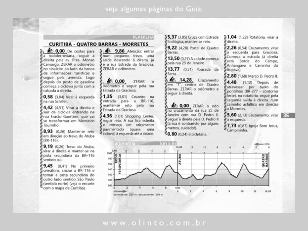 Guia de Cicloturismo Paraná I Guia de Cicloturismo Paraná I