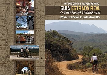 Capa do Guia Estrada Real Caminho dos Diamantes para Ciclistas e Caminhantes